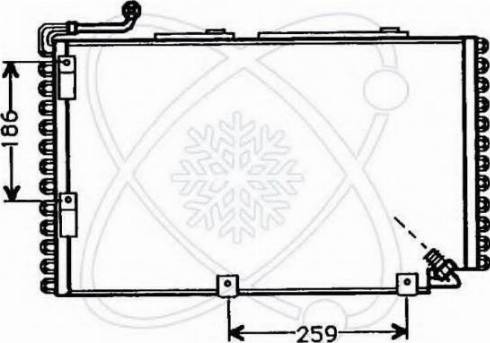EACLIMA 30B0038 - Конденсатор, кондиціонер autocars.com.ua