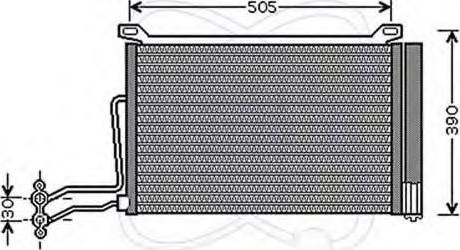 EACLIMA 30E0030 - Конденсатор, кондиціонер autocars.com.ua