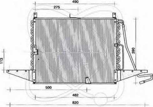 EACLIMA 30G0012 - Конденсатор, кондиціонер autocars.com.ua
