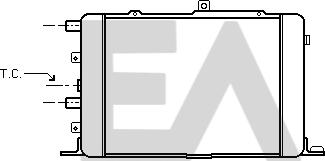 EACLIMA 31R02001 - Радіатор, охолодження двигуна autocars.com.ua