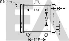 EACLIMA 31R02004 - Радіатор, охолодження двигуна autocars.com.ua