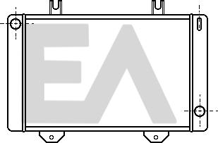 EACLIMA 31R22039 - Радіатор, охолодження двигуна autocars.com.ua