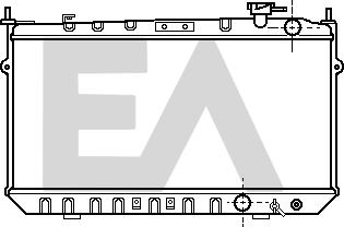 EACLIMA 31R26011 - Радіатор, охолодження двигуна autocars.com.ua