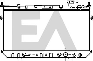 EACLIMA 31R26012 - Радіатор, охолодження двигуна autocars.com.ua