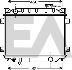 EACLIMA 31R52002 - Радіатор, охолодження двигуна autocars.com.ua