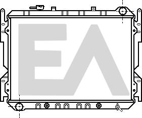 EACLIMA 31R52023 - Радіатор, охолодження двигуна autocars.com.ua