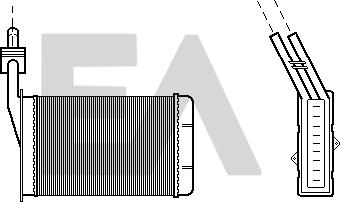EACLIMA 45C60002 - Теплообмінник, опалення салону autocars.com.ua