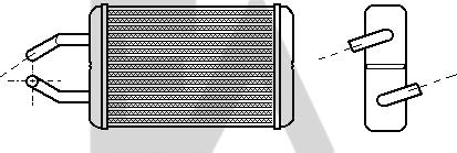 EACLIMA 45C71002 - Теплообмінник, опалення салону autocars.com.ua