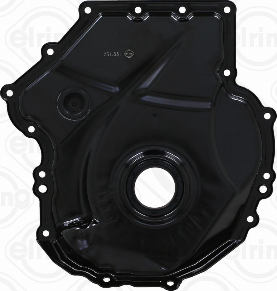 Elring 231.851 - 231.851 Elring Кришка двигуна передня Audi A1-A3-A4-A5-A6-A7-A8-Q2-Q3-Q5-Q7 1.8-2.0 06- autocars.com.ua