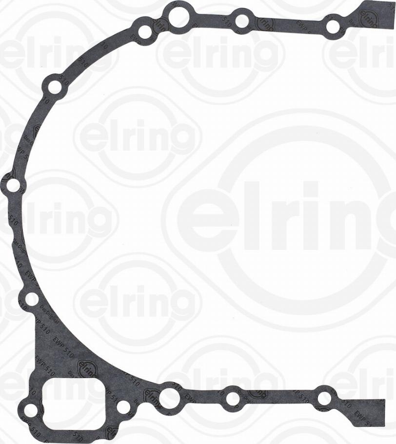 Elring 297.650 - Прокладка, кришка картера (блок-картер двигуна) autocars.com.ua
