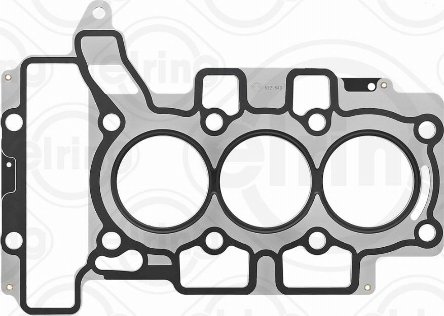 Elring 592.540 - Прокладка, головка циліндра autocars.com.ua