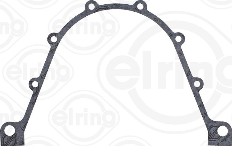 Elring 637.100 - Прокладка, кришка картера (блок-картер двигуна) autocars.com.ua
