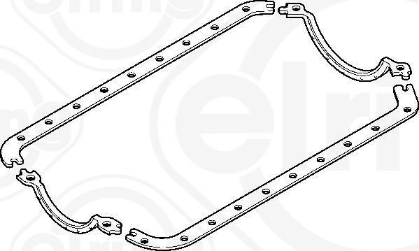 Elring 692.090 - Комплект прокладок, масляний піддон autocars.com.ua