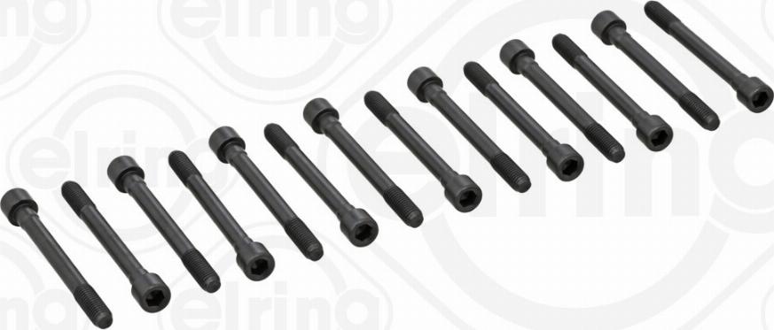 Elring 710.100 - Комплект болтів головки циліндрів autocars.com.ua