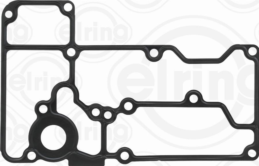 Elring 721.990 - Прокладка, кришка картера (блок-картер двигуна) autocars.com.ua