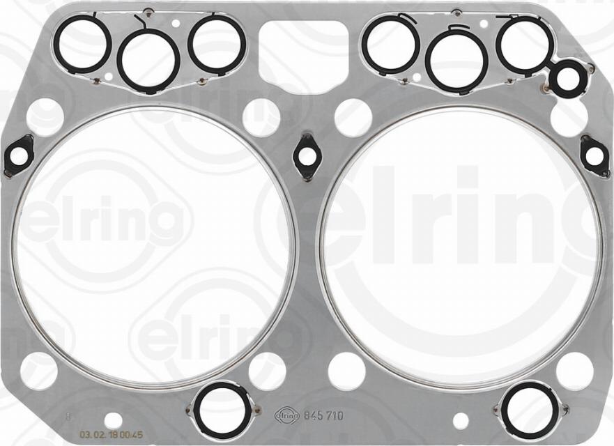 Elring 845.710 - Прокладка, головка цилиндра autodnr.net