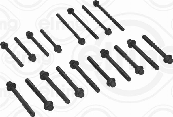 Elring 850.250 - Комплект болтів головки циліндрів autocars.com.ua