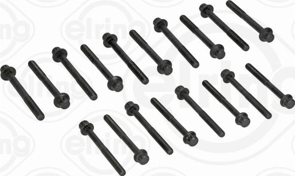 Elring B34.650 - Комплект болтів головки циліндрів autocars.com.ua