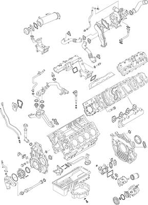 Elring Duramax 6.6 V8 LB7 - Комплект прокладок, двигун autocars.com.ua