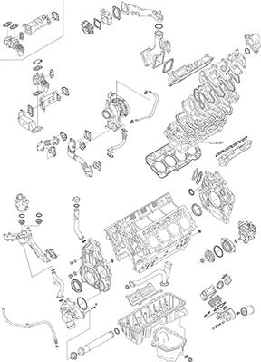 Elring Duramax 6.6 V8 LGH - Комплект прокладок, двигун autocars.com.ua