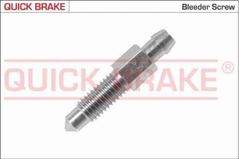 OJD Quick Brake 0010 - Болт повітряного клапана / вентиль, колісний гальмівний шлях навіть.  циліндр autocars.com.ua