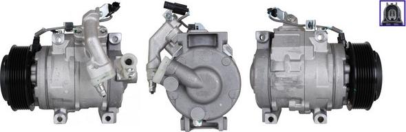 Elstock 51-1135 - Компресор, кондиціонер autocars.com.ua