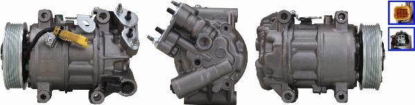 Elstock 51-1485 - Компресор, кондиціонер autocars.com.ua