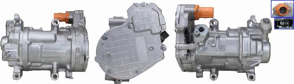 Elstock 51-1567 - Компресор, кондиціонер autocars.com.ua