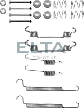 Elta Automotive EA8004 - Комплектуючі, барабанний гальмівний механізм autocars.com.ua
