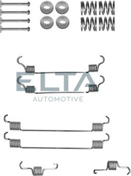 Elta Automotive EA8017 - Комплектуючі, барабанний гальмівний механізм autocars.com.ua