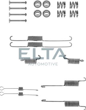 Elta Automotive EA8064 - Комплектуючі, барабанний гальмівний механізм autocars.com.ua