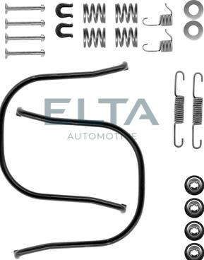 Elta Automotive EA8066 - Комплектуючі, барабанний гальмівний механізм autocars.com.ua