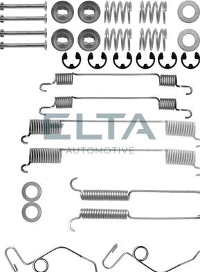 Elta Automotive EA8070 - Комплектуючі, барабанний гальмівний механізм autocars.com.ua