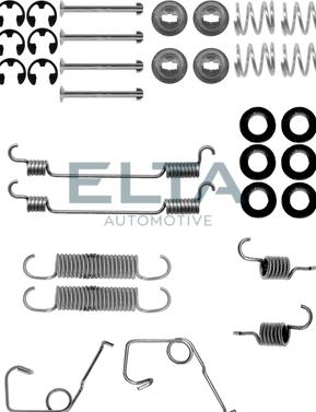Elta Automotive EA8085 - Комплектуючі, барабанний гальмівний механізм autocars.com.ua