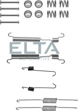 Elta Automotive EA8125 - Комплектуючі, барабанний гальмівний механізм autocars.com.ua