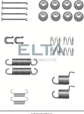 Elta Automotive EA8132 - Комплектуючі, барабанний гальмівний механізм autocars.com.ua