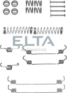 Elta Automotive EA8133 - Комплектуючі, барабанний гальмівний механізм autocars.com.ua