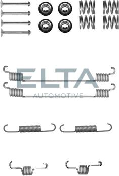 Elta Automotive EA8158 - Комплектуючі, барабанний гальмівний механізм autocars.com.ua