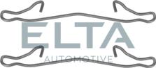Elta Automotive EA8519 - Комплектуючі, колодки дискового гальма autocars.com.ua