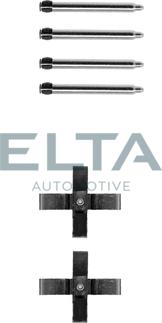 Elta Automotive EA8542 - Комплектуючі, колодки дискового гальма autocars.com.ua