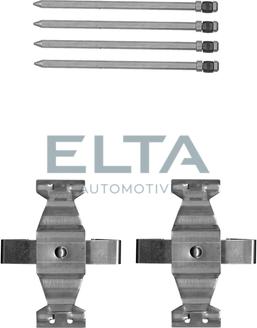 Elta Automotive EA8545 - Комплектуючі, колодки дискового гальма autocars.com.ua