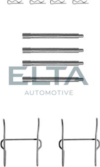 Elta Automotive EA8546 - Комплектуючі, колодки дискового гальма autocars.com.ua