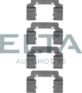 Elta Automotive EA8549 - Комплектуючі, колодки дискового гальма autocars.com.ua