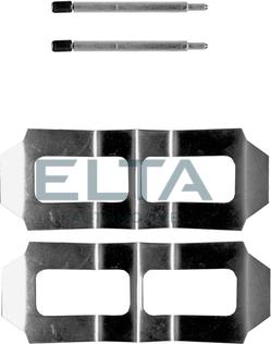 Elta Automotive EA8563 - Комплектуючі, колодки дискового гальма autocars.com.ua