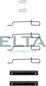 Elta Automotive EA8564 - Комплектуючі, колодки дискового гальма autocars.com.ua