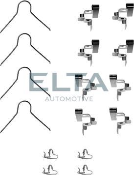 Elta Automotive EA8566 - Комплектуючі, колодки дискового гальма autocars.com.ua