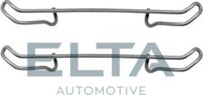 Elta Automotive EA8570 - Комплектуючі, колодки дискового гальма autocars.com.ua