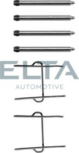 Elta Automotive EA8574 - Комплектуючі, колодки дискового гальма autocars.com.ua