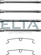 Elta Automotive EA8580 - Комплектуючі, колодки дискового гальма autocars.com.ua