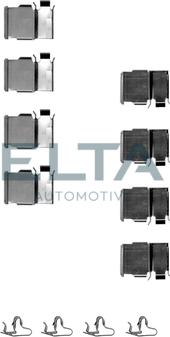 Elta Automotive EA8581 - Комплектуючі, колодки дискового гальма autocars.com.ua